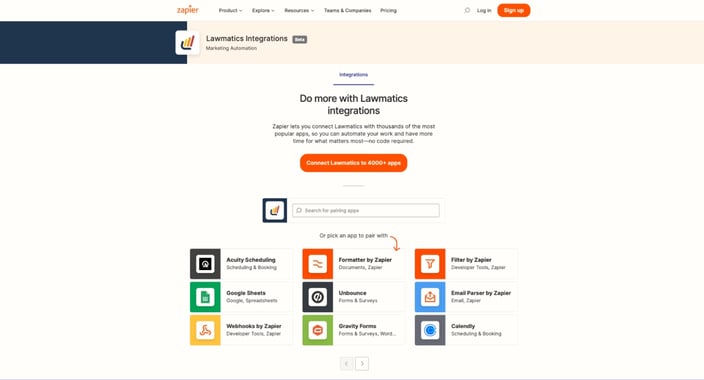 Zapier trigger appointment created